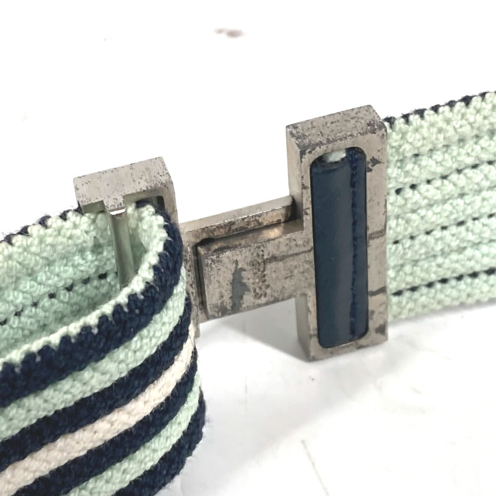 HERMES belt Rubber green H logo