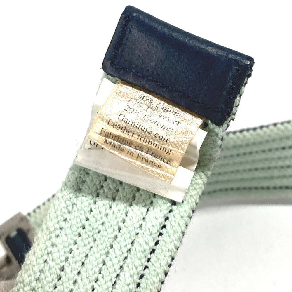 HERMES belt Rubber green H logo