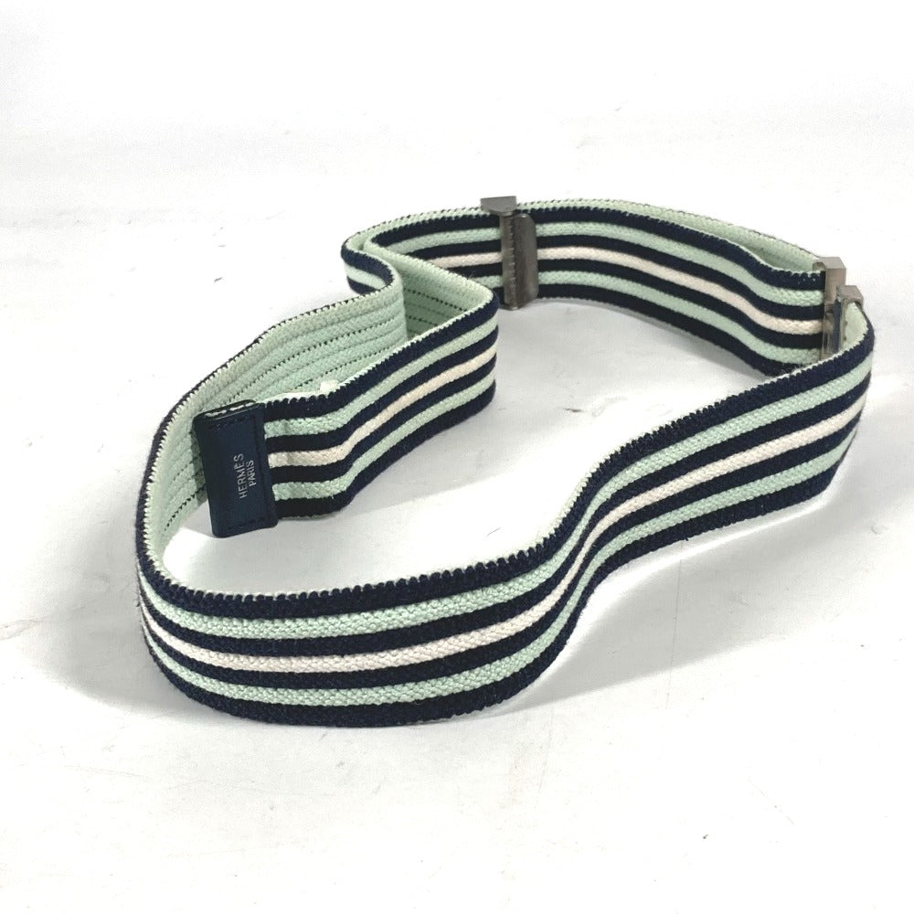 HERMES belt Rubber green H logo
