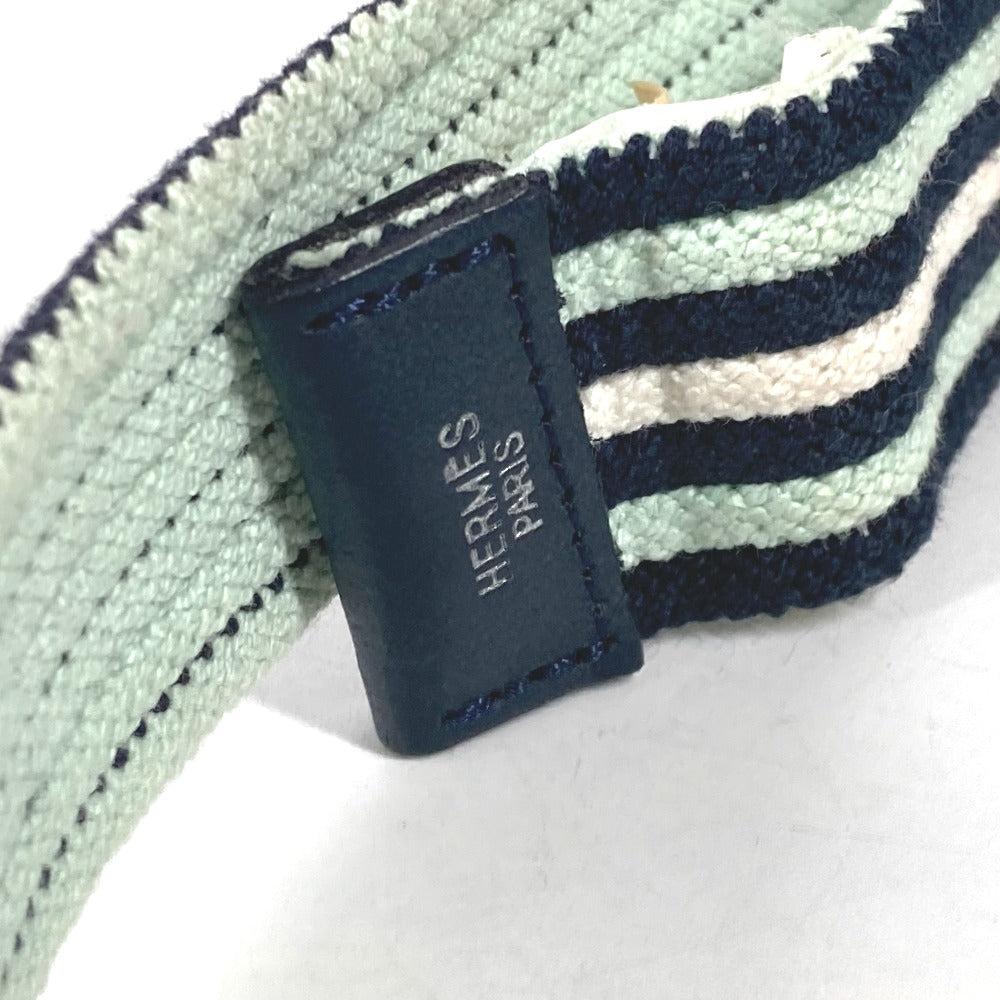 HERMES belt Rubber green H logo