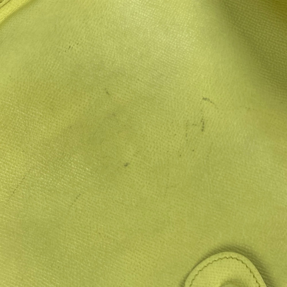HERMES Shoulder Bag Epsom yellow Crossbody bag Evelyn 3 GM