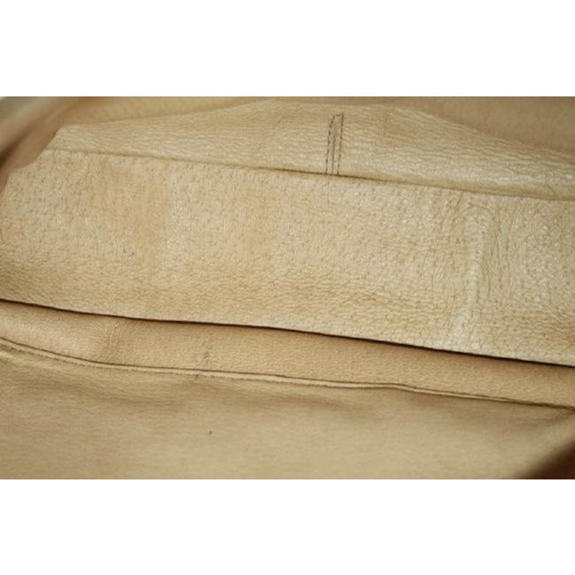 Gucci Jackie Micro Square Guccissima Print Suede Bamboo Top Handle Brown Shoulder Bag