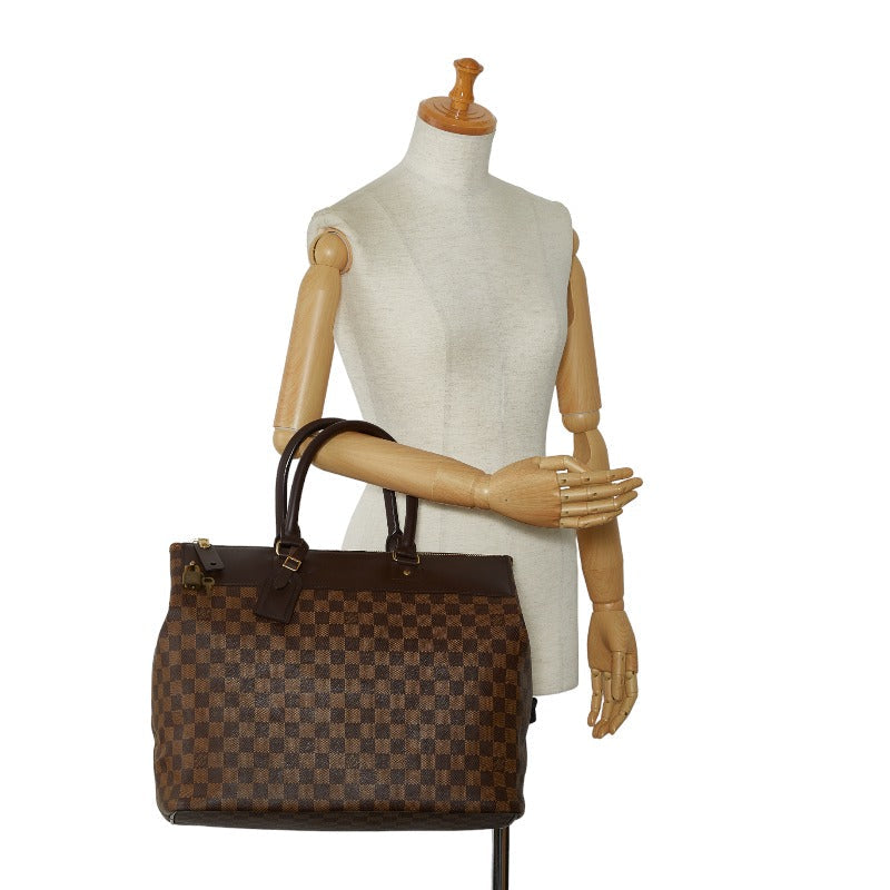 Louis Vuitton Damier Greenwich PM Handbag Boston Bag N41165