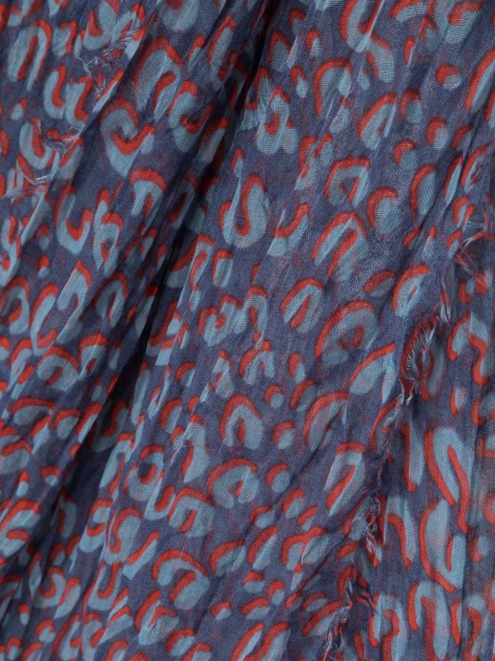LOUIS VUITTON Cheetah Print Scarf