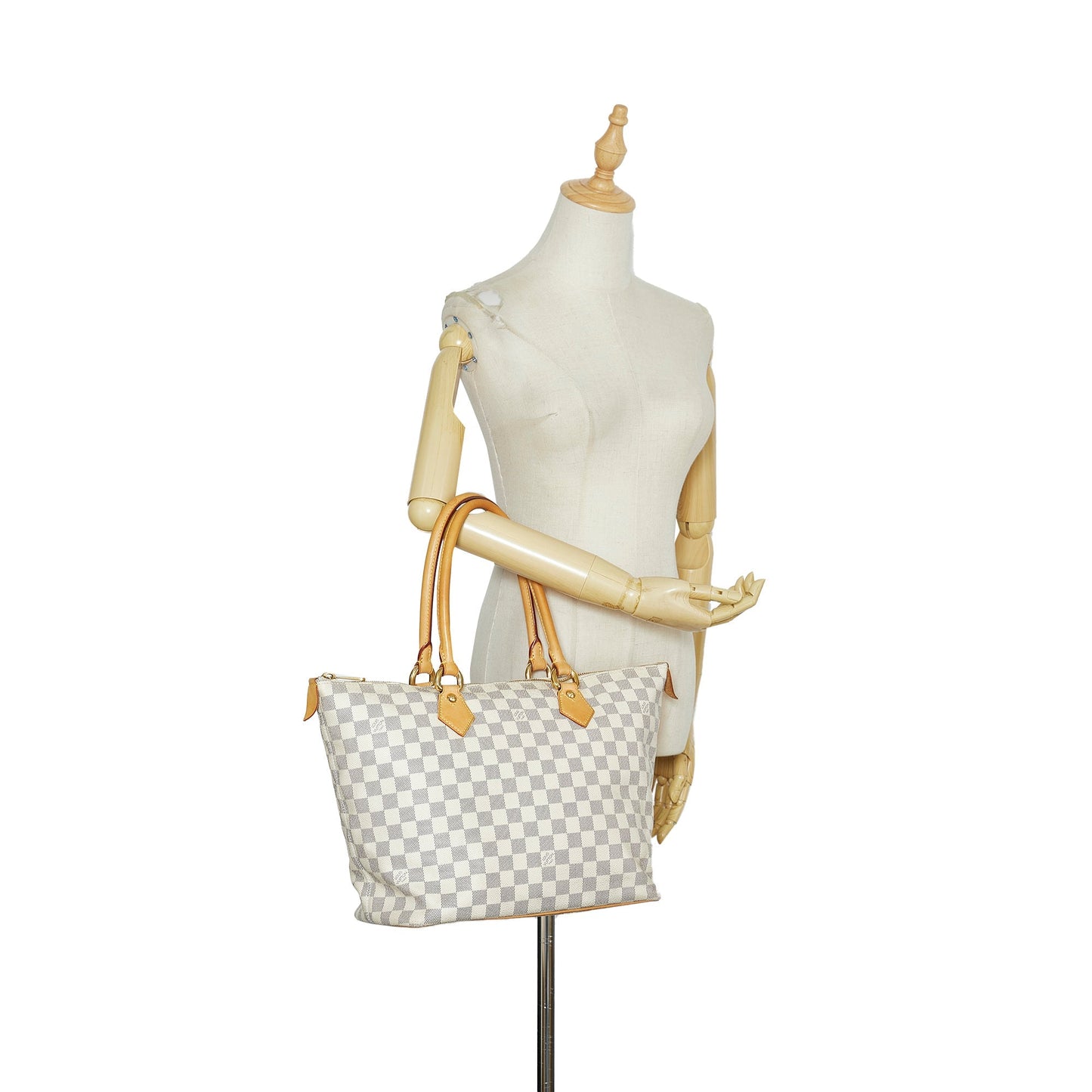 LOUIS VUITTON Damier Azur Saleya PM Handbag