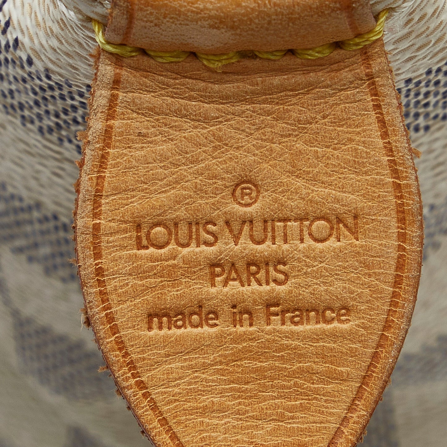 LOUIS VUITTON Damier Azur Saleya PM Handbag