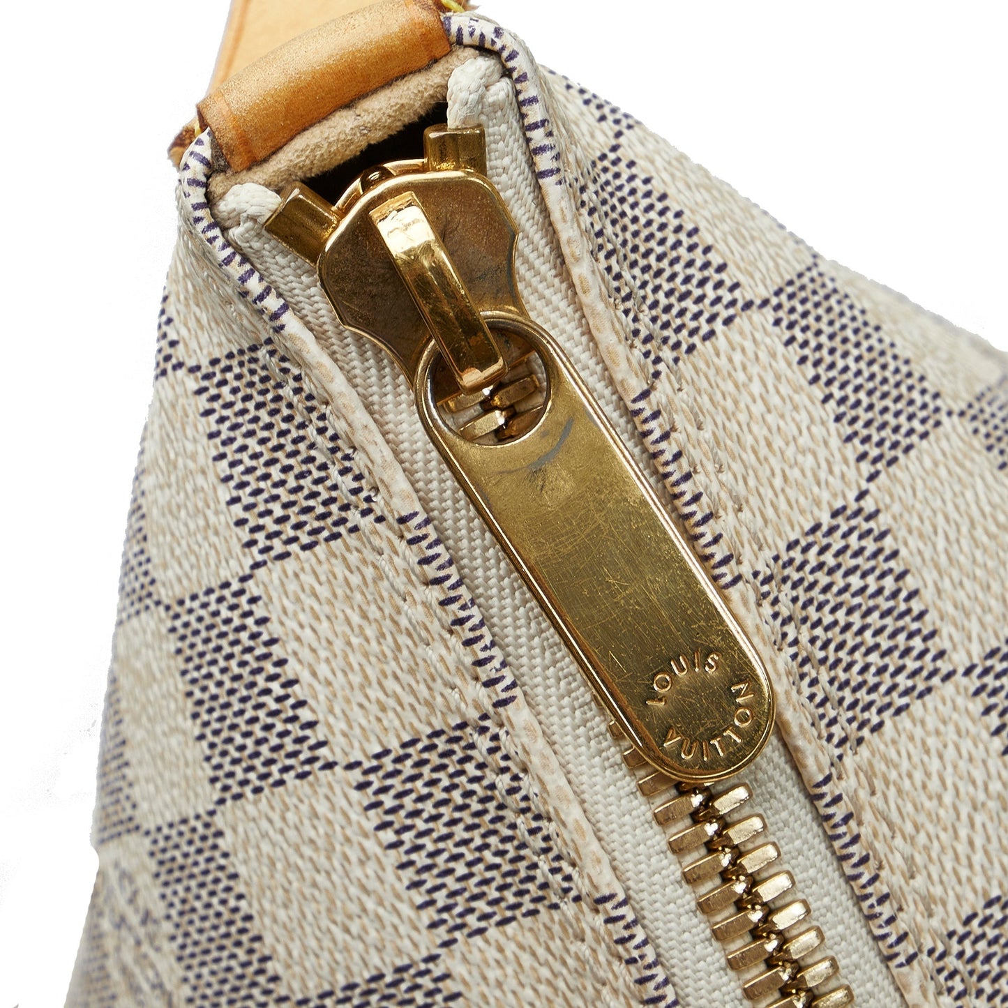 LOUIS VUITTON Damier Azur Saleya PM Handbag