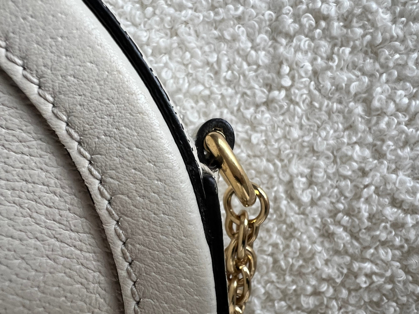 Gucci GG Round White Ophidia Small Shoulder Bag