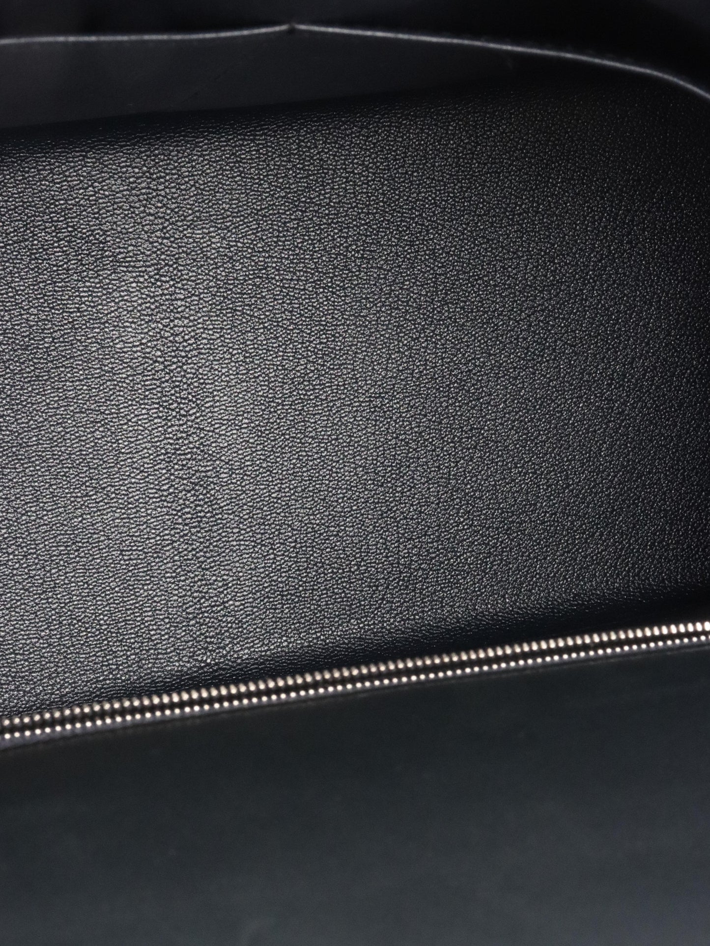 Hermes Kelly 35 Black Sombrero Leather PHW.