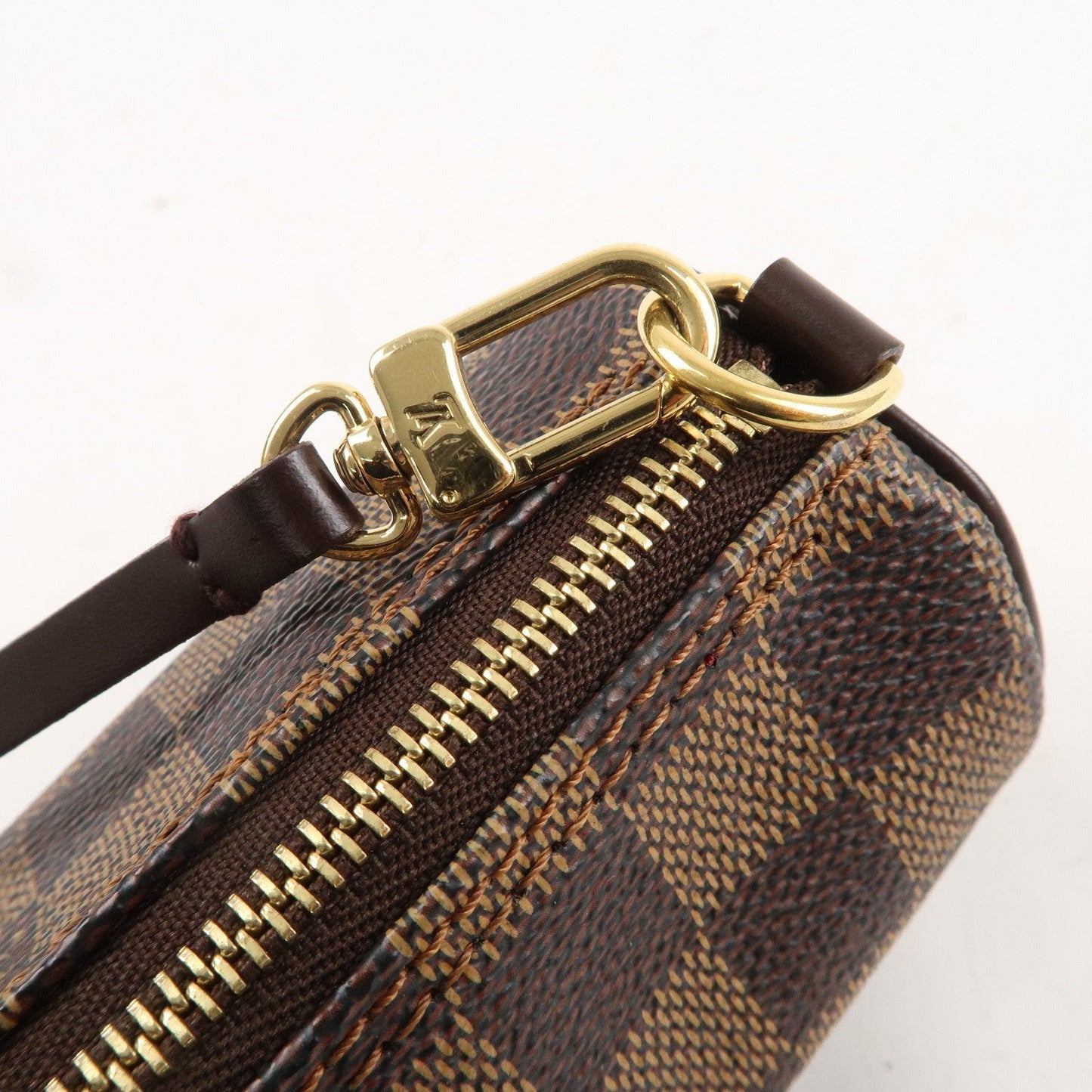 Louis Vuitton Damier Papillon 30 Hand Bag & Pouch Brown N51303