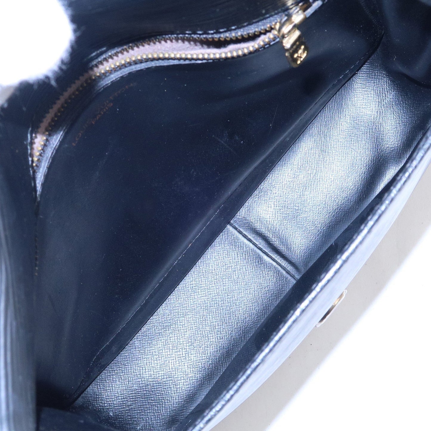 Louis Vuitton Epi Saint Cloud Shoulder Bag Noir Black M52192