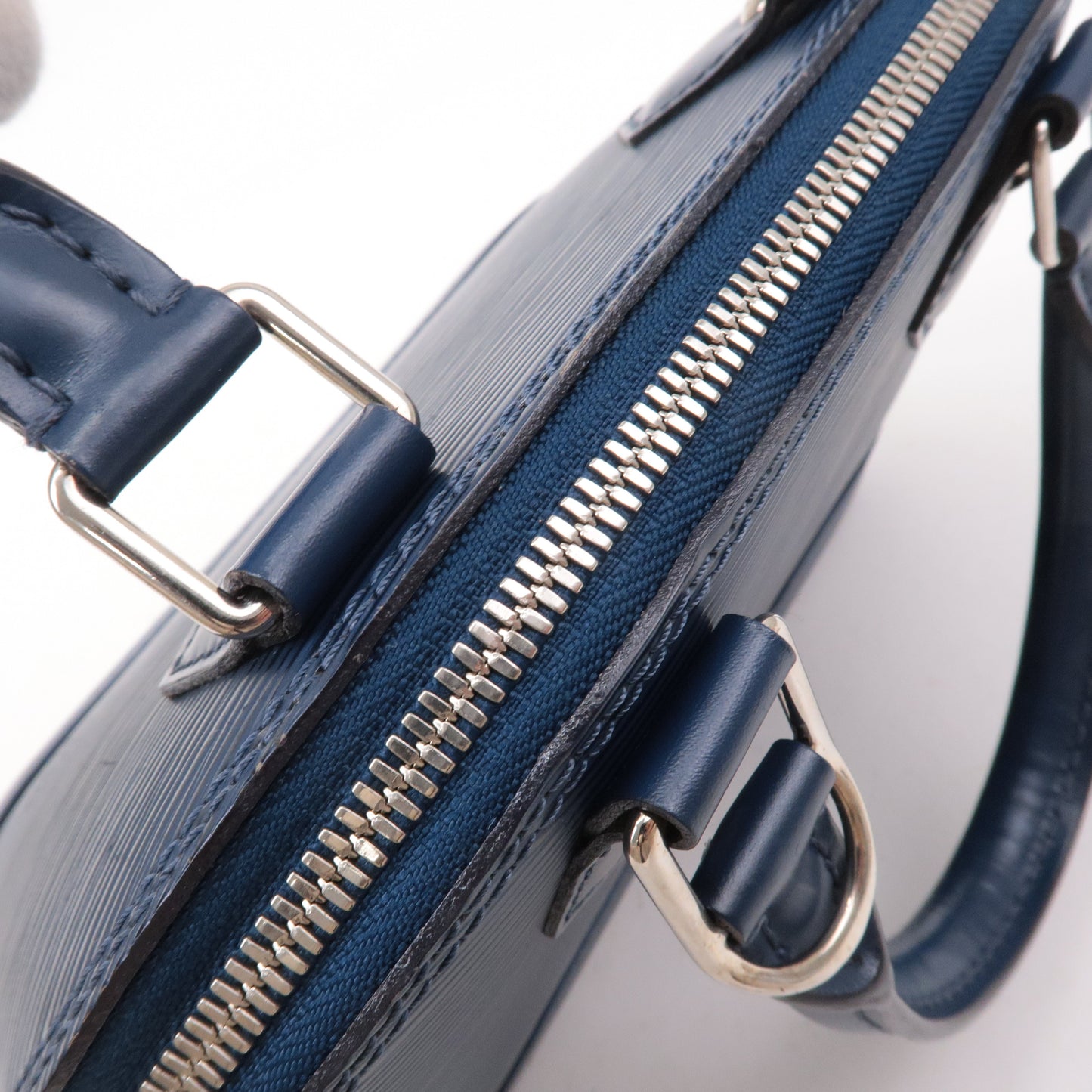 Louis Vuitton Epi Alma BB 2Way Bag Andigo Blue M40855