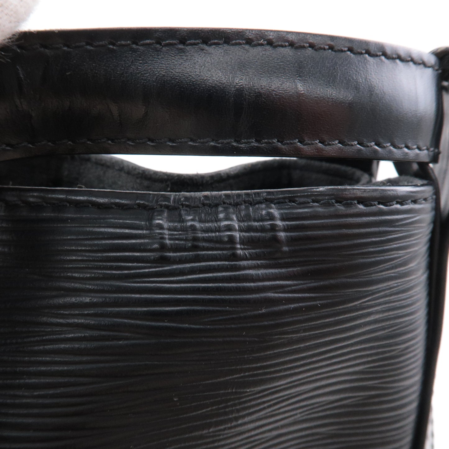 Louis Vuitton Epi Randonnee GM Laundry Bag Noir Black M43082