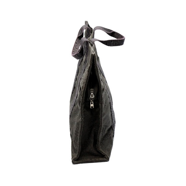 HERMES Tote Bag canvas gray MM Her Line unisex(Unisex) Used