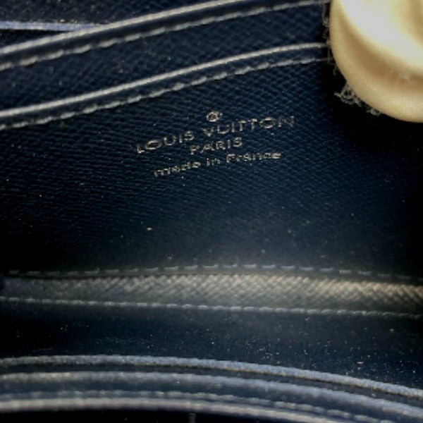 LOUIS VUITTON Coin case M60438 Epi Leather Navy blue Zip around purse Epi mens Used