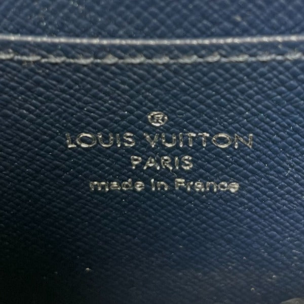 LOUIS VUITTON Coin case M60438 Epi Leather Navy blue Zip around purse Epi mens Used