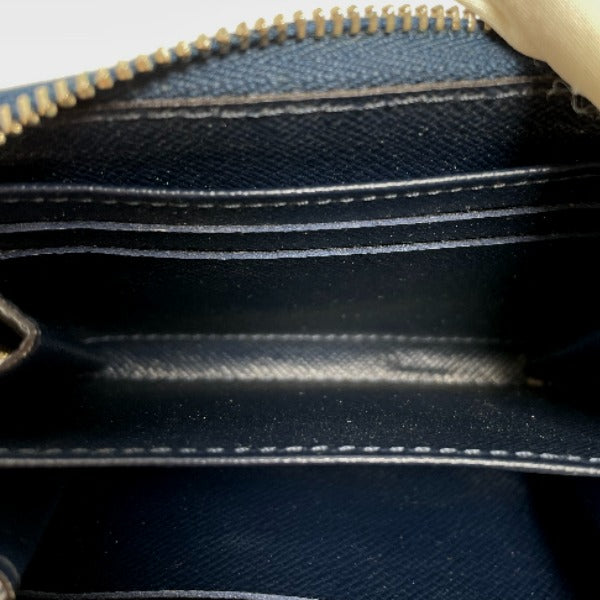 LOUIS VUITTON Coin case M60438 Epi Leather Navy blue Zip around purse Epi mens Used