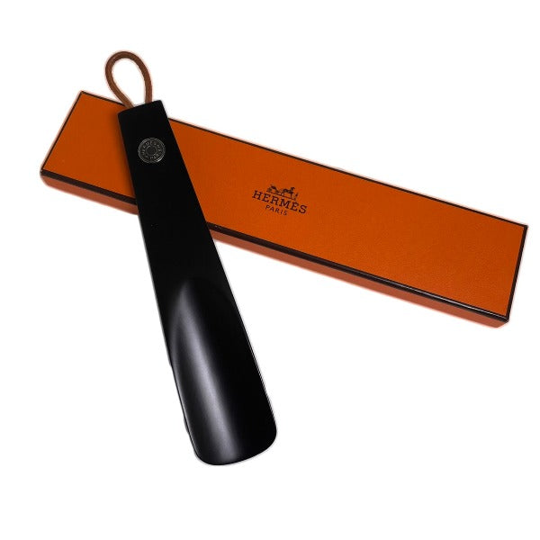 HERMES Other shoes 052052ZH Wood black shoehorn short Serie made of wood mens(Unisex) Used