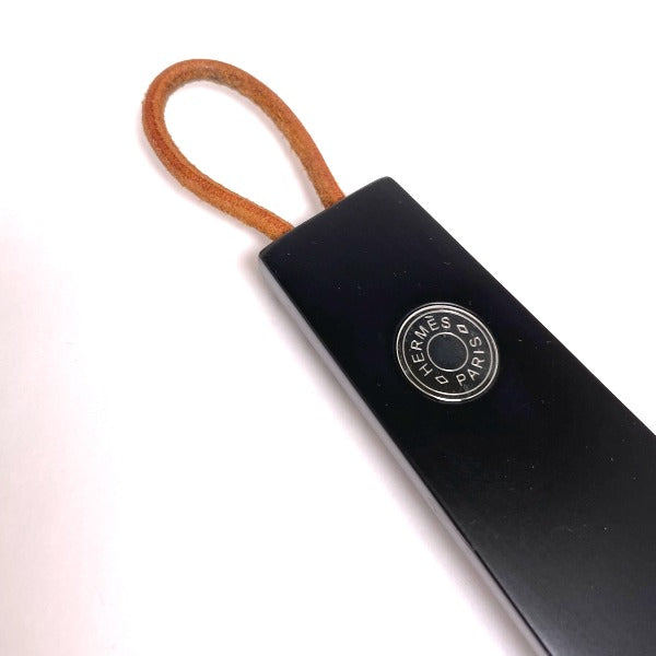 HERMES Other shoes 052052ZH Wood black shoehorn short Serie made of wood mens(Unisex) Used