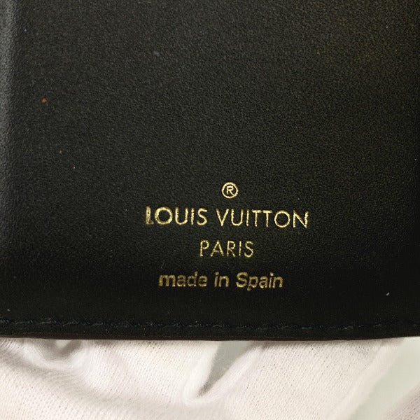 LOUIS VUITTON Coin case M68725 PVC, leather Brown camel Portefeuille Dauphine Monogram reverse compact Women Used