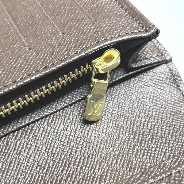 LOUIS VUITTON Bifold Wallet N60017 Damier canvas Brown Wallet with card pocket Damier Portefeuille Blaza mens(Unisex) Used