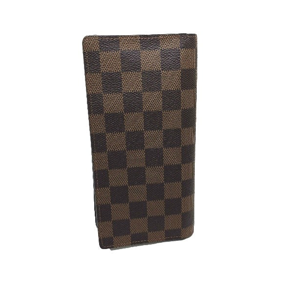 LOUIS VUITTON Bifold Wallet N60017 Damier canvas Brown Wallet with card pocket Damier Portefeuille Blaza mens(Unisex) Used