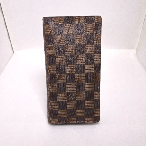 LOUIS VUITTON Bifold Wallet N60017 Damier canvas Brown Wallet with card pocket Damier Portefeuille Blaza mens(Unisex) Used