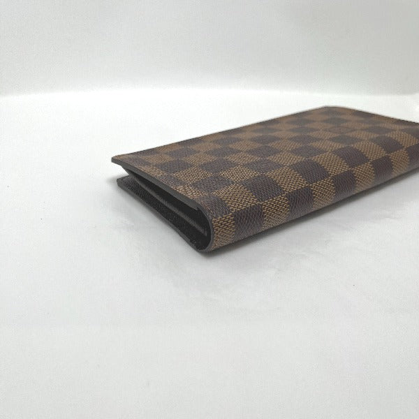 LOUIS VUITTON Bifold Wallet N60017 Damier canvas Brown Wallet with card pocket Damier Portefeuille Blaza mens(Unisex) Used