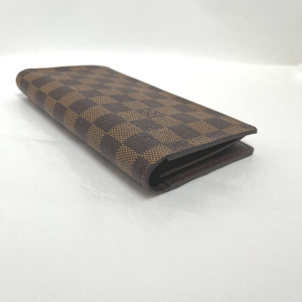 LOUIS VUITTON Bifold Wallet N60017 Damier canvas Brown Wallet with card pocket Damier Portefeuille Blaza mens(Unisex) Used