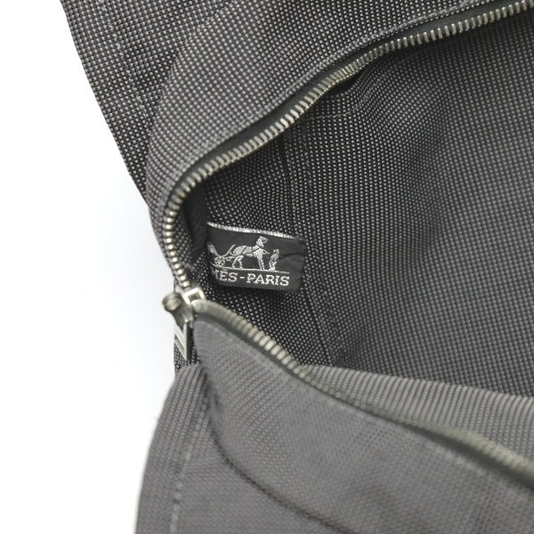 HERMES Tote Bag canvas gray MM Her Line unisex(Unisex) Used