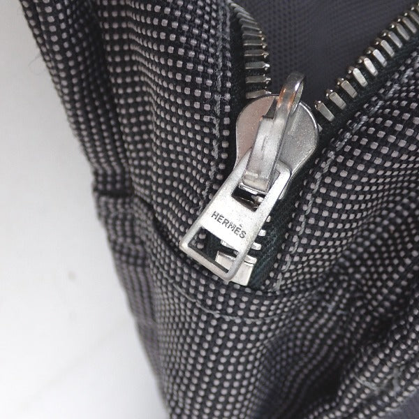 HERMES Tote Bag canvas gray MM Her Line unisex(Unisex) Used
