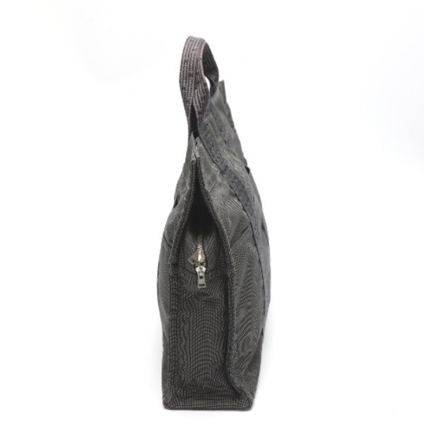 HERMES Tote Bag canvas gray MM Her Line unisex(Unisex) Used