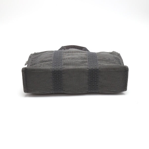 HERMES Tote Bag canvas gray MM Her Line unisex(Unisex) Used