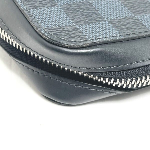LOUIS VUITTON business bag N41590 Damier canvas cobalt Wallet Damier Cobalt Zippy XL mens Used