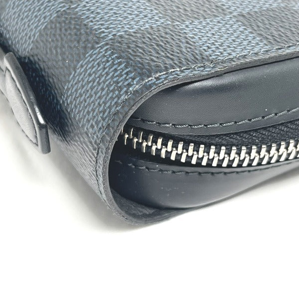 LOUIS VUITTON business bag N41590 Damier canvas cobalt Wallet Damier Cobalt Zippy XL mens Used