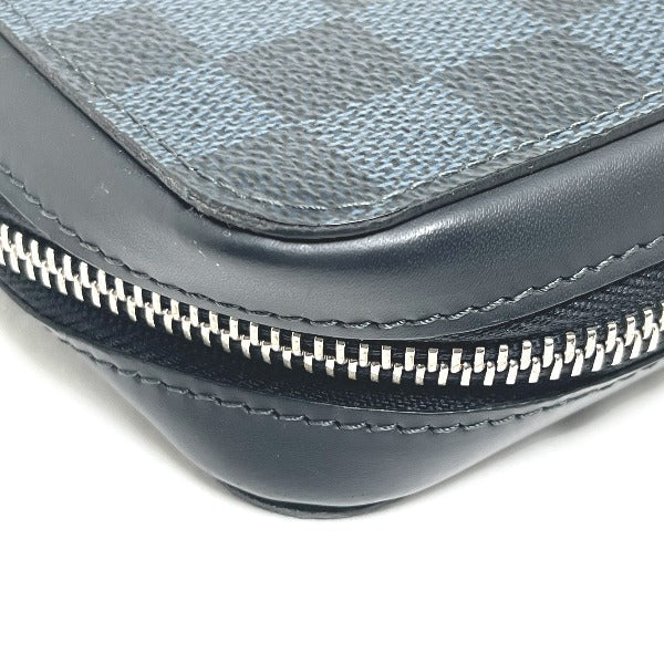 LOUIS VUITTON business bag N41590 Damier canvas cobalt Wallet Damier Cobalt Zippy XL mens Used