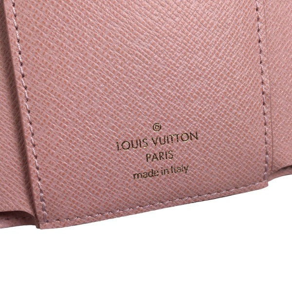LOUIS VUITTON Coin case M62360 Monogram canvas Rose Valerie Coin purse with Card Case Monogram Portefeuille Victorine Women Used