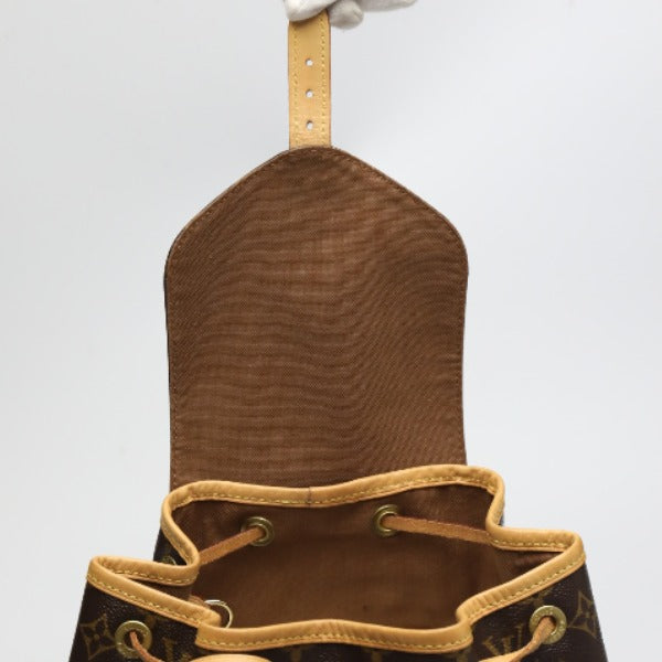 LOUIS VUITTON Backpack M51136 Monogram canvas Brown MontsourisMM