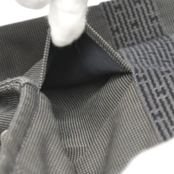 HERMES Tote Bag canvas gray Tote Bag Business bag Her LineTote MM unisex(Unisex) Used