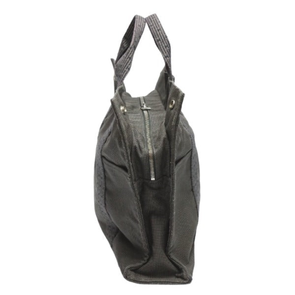 HERMES Tote Bag canvas gray Tote Bag Business bag Her LineTote MM unisex(Unisex) Used
