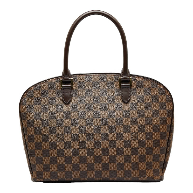 Louis Vuitton Damier Sarria Horizontal Handbag N51282 Brown PVC Leather  Louis Vuitton
