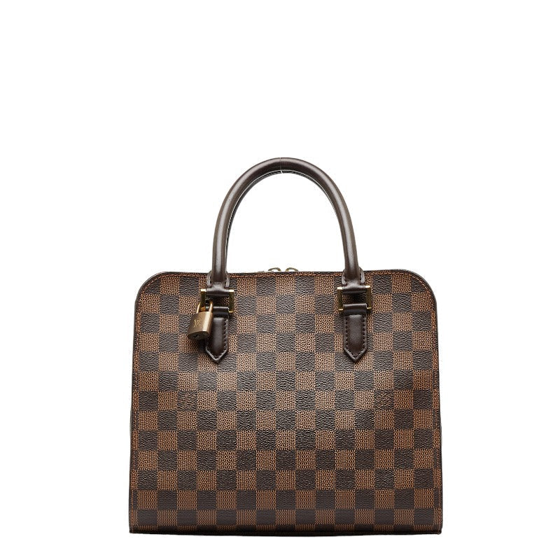 Louis Vuitton Damier Triana Handbag N51155 Brown