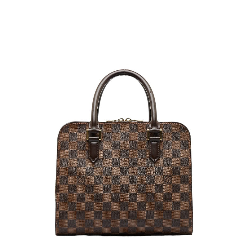 Louis Vuitton Damier Triana Handbag N51155 Brown