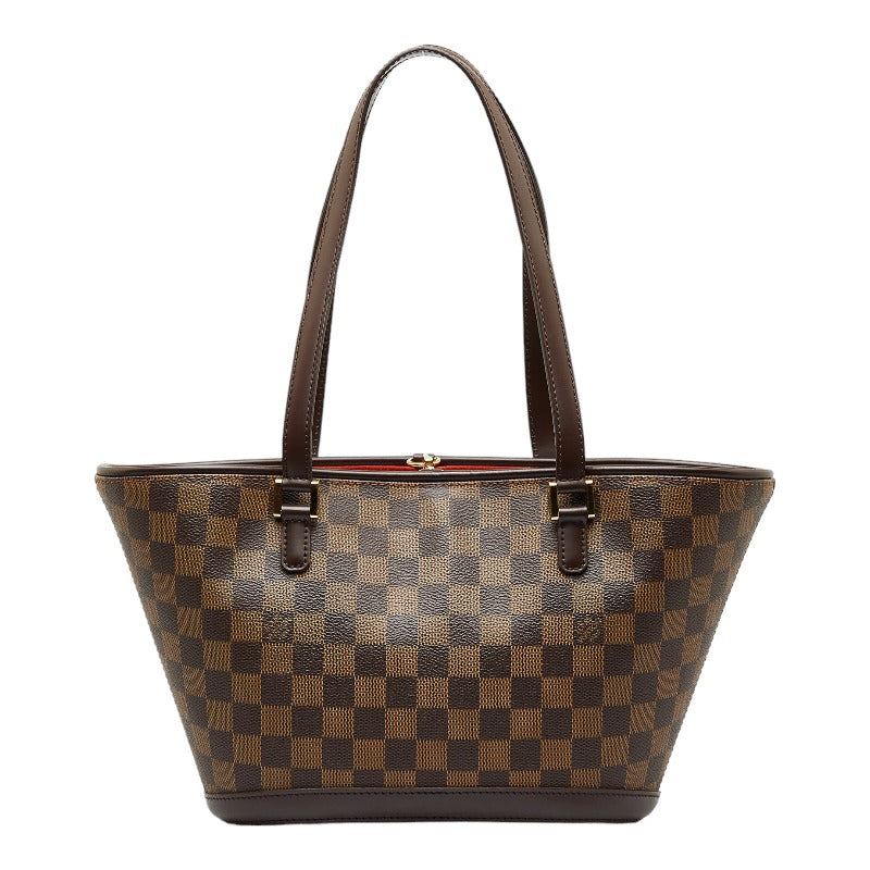 Louis Vuitton Damier Manosque PM Handbag Tote Bag N51121 Brown
