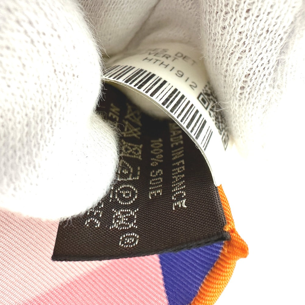 HERMES scarf silk multicolor Carre Petit Carre Voitures Exquises