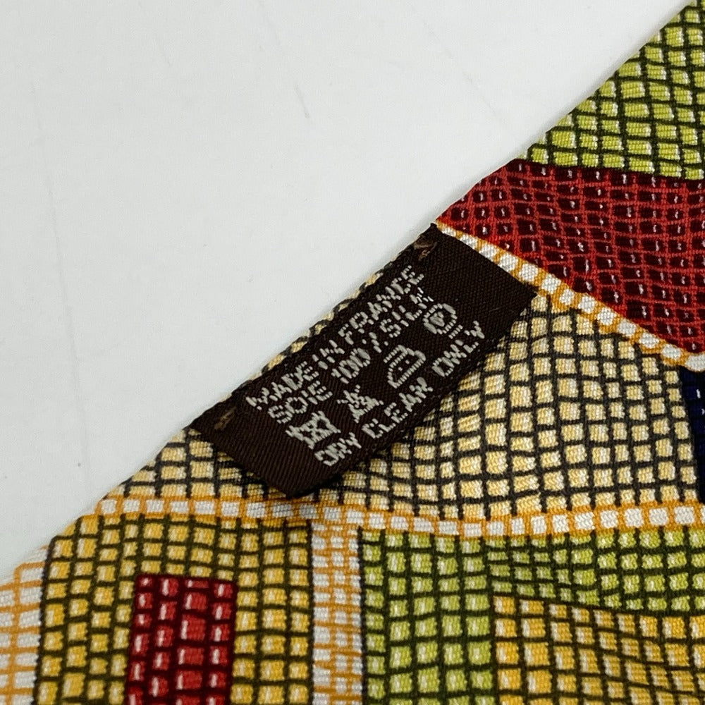 HERMES scarf silk multicolor Overall handle Women Used