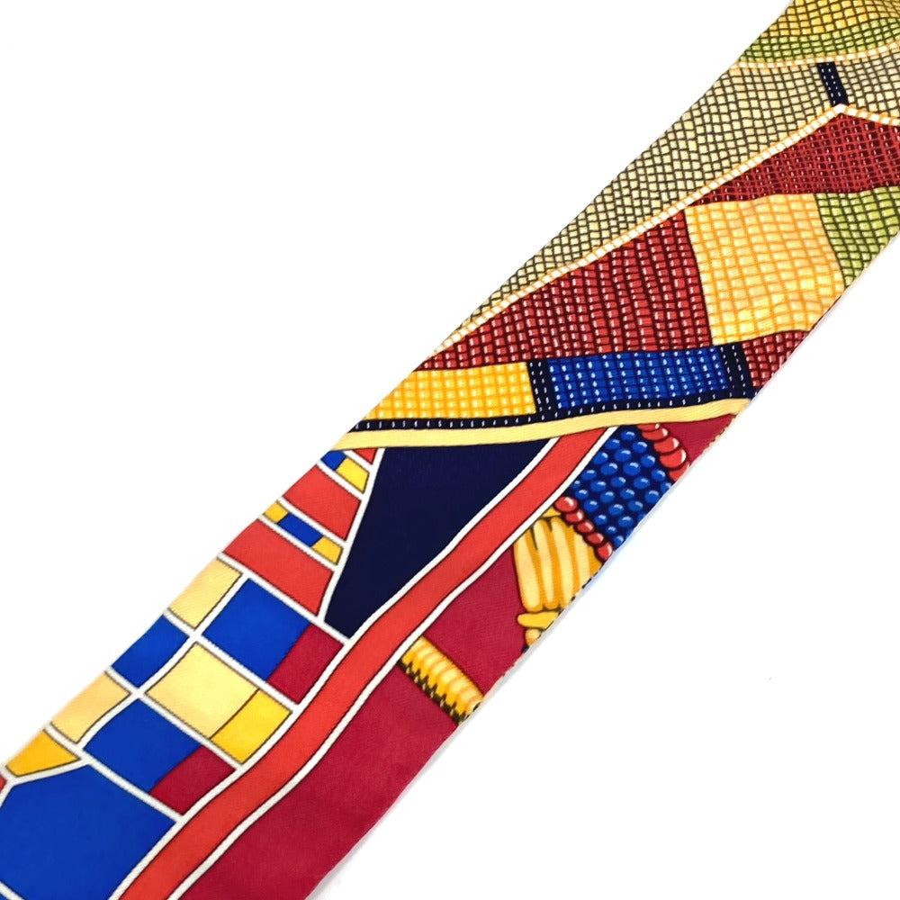 HERMES scarf silk multicolor Overall handle Women Used