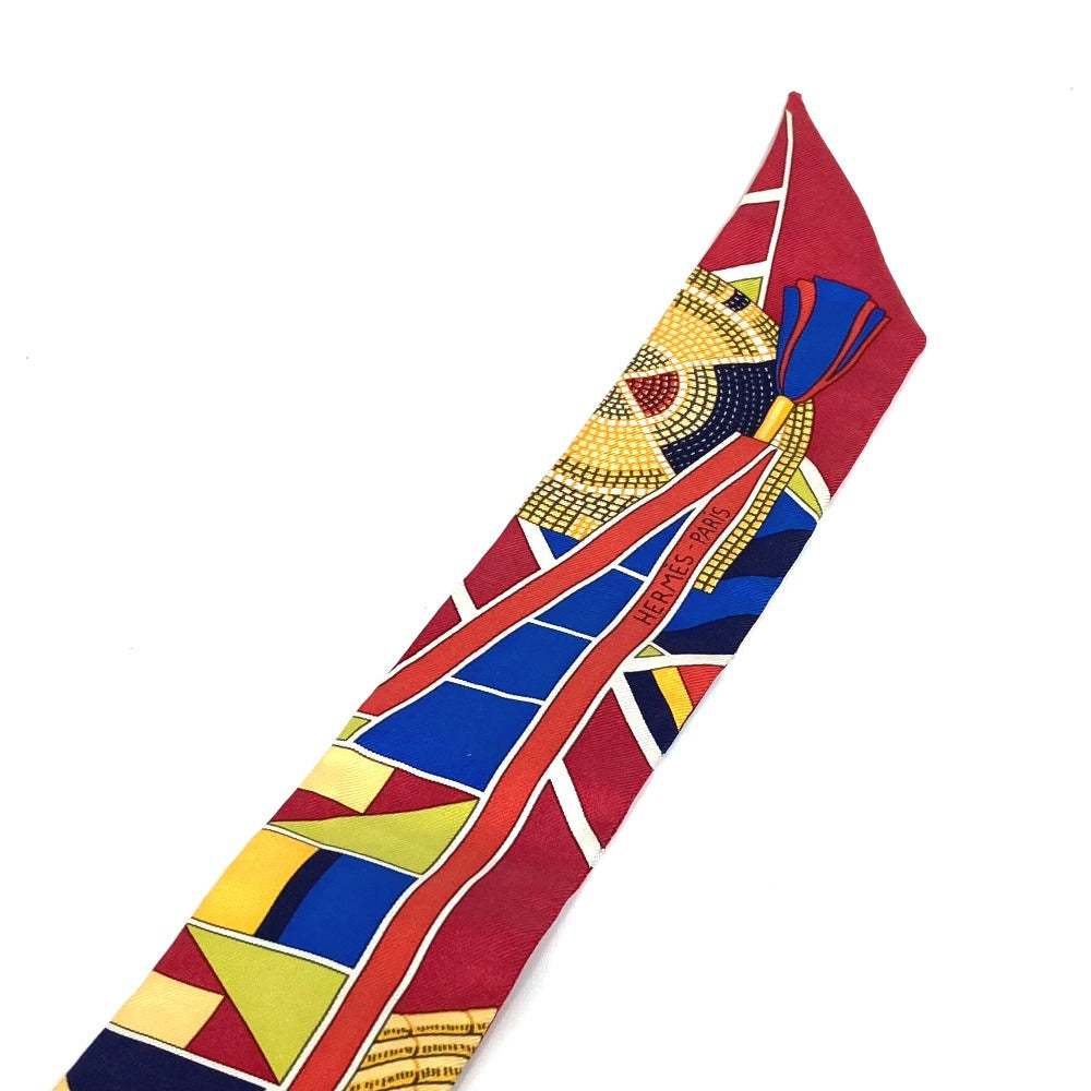 HERMES scarf silk multicolor Overall handle Women Used