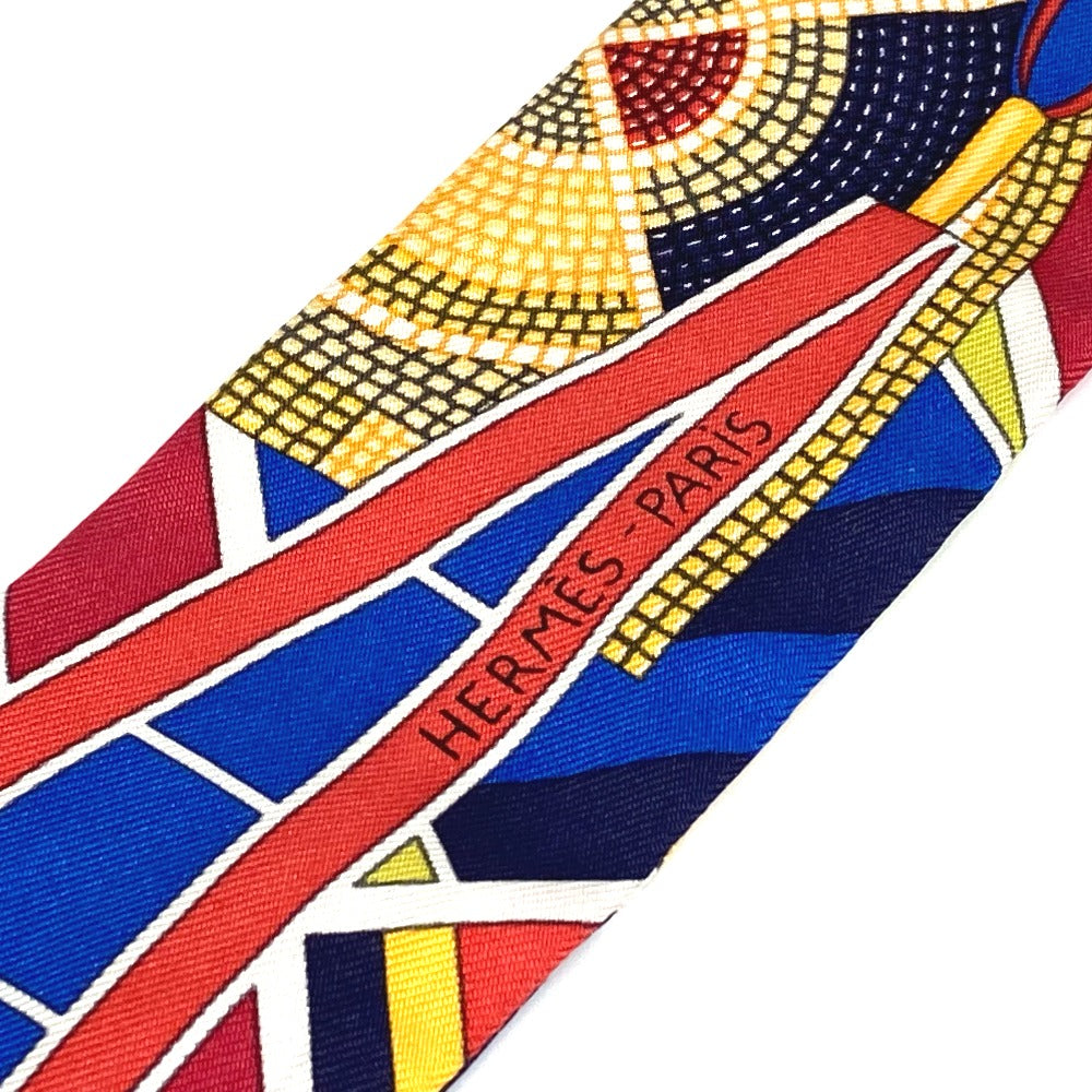 HERMES scarf silk multicolor Overall handle Women Used