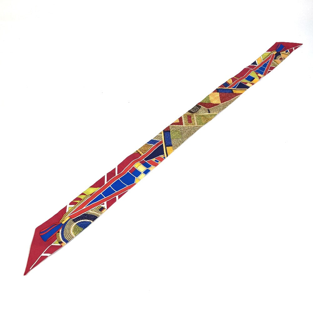 HERMES scarf silk multicolor Overall handle Women Used
